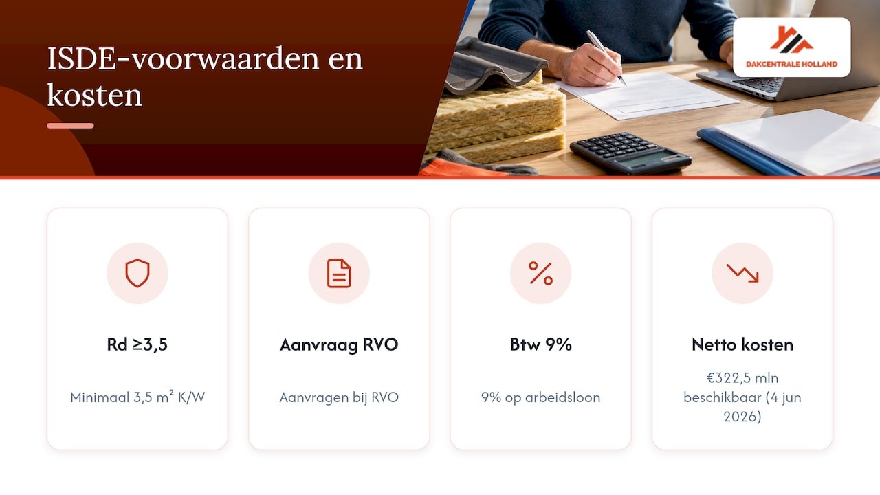 Voorwaarden voor subsidie en btw bij dakisolatie