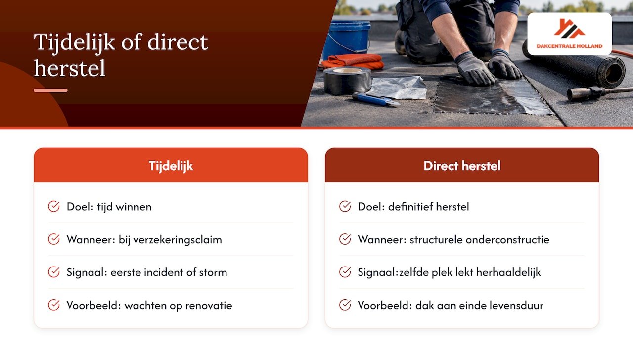 Tijdelijk dichten of meteen groot onderhoud? — overview diagram