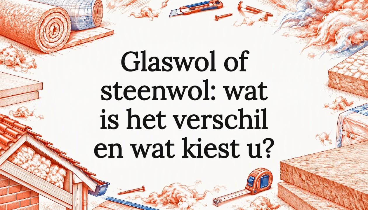 Met de hand getekende isolatiemotieven omlijsten de titel